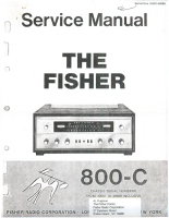 Fisher 800-C - Service Manual-30001-49999 